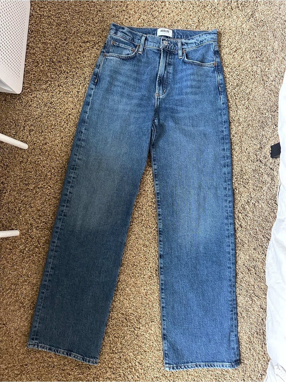 Agolde Women’s Harper Jeans in Medium Blue Wash